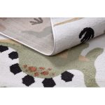 Kab. Szőnyeg FUN Dino gyerekeknek, Dinoszauruszok krém 280x370 cm