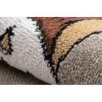 Kab. Szőnyeg FUN Forester gyerekeknek, állatok, erdei bézs 280x370 cm