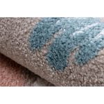 Kab. Szőnyeg FUN Sweety gyerekeknek, egyszarvú, szivárvány bézs 180x270 cm