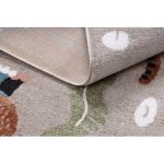 Kab. Szőnyeg FUN Africa gyerekeknek, állatok, Afrika bézs 180x270 cm