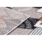 Kab. Szőnyeg FUN Tops gyerekeknek, hegyek, csúcsok krém 160x220 cm