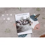 Kab. Szőnyeg FUN Sweety gyerekeknek, egyszarvú, szivárvány bézs 160x220 cm