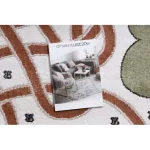 Kab. Szőnyeg FUN Honey gyerekeknek, medve, méhek krém 160x220 cm