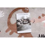 Kab. Szőnyeg FUN Dino gyerekeknek, Dinoszauruszok bézs 160x220 cm