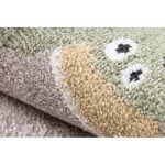 Kab. Szőnyeg FUN Dino gyerekeknek, Dinoszauruszok bézs 160x220 cm