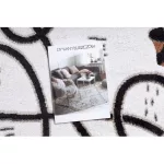 Kab. Szőnyeg FUN Game gyerekeknek, játék, láma krém 160x220 cm