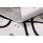 Kab. Szőnyeg FUN Game gyerekeknek, játék, láma krém 160x220 cm