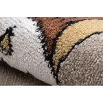 Kab. Szőnyeg FUN Forester gyerekeknek, állatok, erdei bézs 160x220 cm