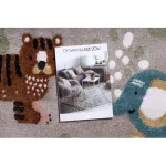 Kab. Szőnyeg FUN Africa gyerekeknek, állatok, Afrika bézs 160x220 cm