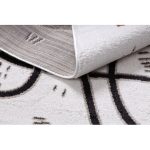 Kab. Szőnyeg FUN Game gyerekeknek, játék, láma krém 120x170 cm