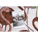 Kab. Szőnyeg FUN Flami gyerekeknek, flamingók krém 120x170 cm