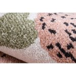 Kab. Szőnyeg FUN Flami gyerekeknek, flamingók krém 120x170 cm