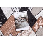 Kab. Szőnyeg FUN Tops gyerekeknek, hegyek, csúcsok krém 80x150 cm