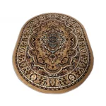 Szőnyeg ovális Dy. BCF Alfa 06 barna rozetta 80 x 150 cm