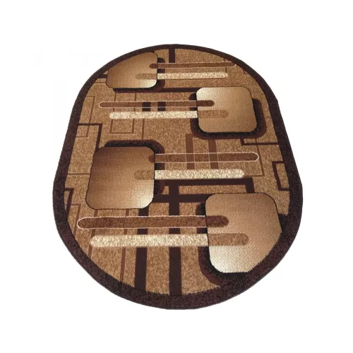 Dy. BCF Alfa 16 ovális - barna 150 x 210 cm szőnyeg