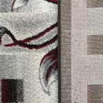 Szőnyeg Dy. Otto 02 szürke-piros 200 x 290 cm