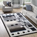 Szőnyeg Dy. Otto 02 szürke-türkiz 120 x 170 cm