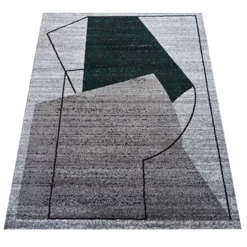 Szőnyeg Dy. Otto 06 szürke-zöld 80 x 150 cm