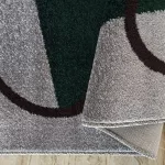 Szőnyeg Dy. Otto 08 szürke-zöld 80 x 150 cm
