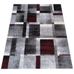 Dy. OTTO 09 szürke-piros 120 x 170 cm szőnyeg