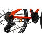 Leader Fox SPIDER gyermek kerékpár fiúknak, 2026 24"/ 14" narancssárga