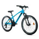 Leader Fox SPIDER gyermek kerékpár fiúknak, 2026 24"/ 14" világoskék