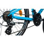 Leader Fox SPIDER gyermek kerékpár fiúknak, 2026 24"/ 14" világoskék