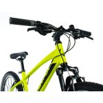 Leader Fox SPIDER gyermek kerékpár fiús, 2026 24"/14", sárga-zöld