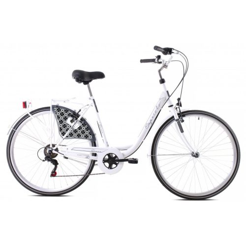 Városi kerékpár Capriolo Diana 28"/18 fehér-szürke