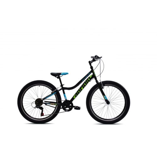 Capriolo DIAVOLO 400 24"/13" fekete-zöld hegyikerékpár