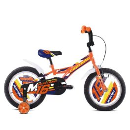   Capriolo BMX 16"HT MUSTANG gyerek kerékpár, narancssárga-kék-fekete