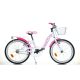 Detský bicykel Dino Bikes 204R biele 20" dievčenské