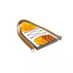 Paddleboard Jbay Zone H1 Kame 297x76x15, 120 Kg, All Around