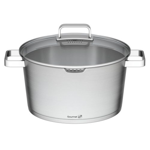 G21 Gourmet Magic 28 cm átmérőjű főzőedény, rozsdamentes acél