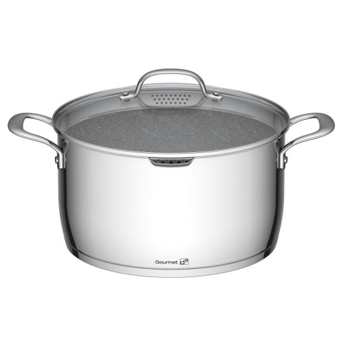 G21 Gourmet Miracle 28 cm átmérőjű főzőedény, rozsdamentes acél/greblon