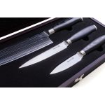 G21 Damascus késszett (5 db) bambusztartóval + ajándék csiszolókővel