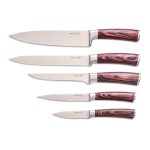 G21 Gourmet Nature 5 db-os késkészlet - bambusz tartóval