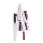 G21 Gourmet Nature 5 db-os késkészlet - bambusz tartóval