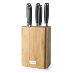 G21 Gourmet  Damascus bambusz késtartó - 5 késnek