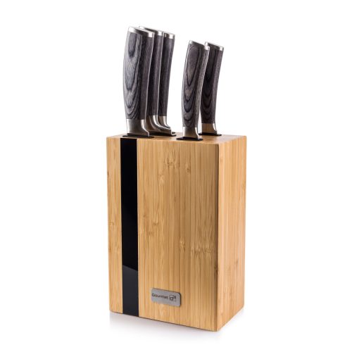 Késkészlet G21 Gourmet Rustic 5 db + bambusz késtartó