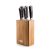 Késkészlet G21 Gourmet Stone 5 db + bambusz késtartó
