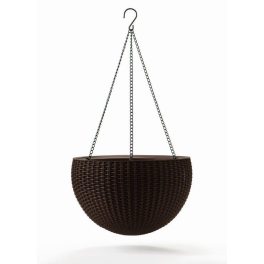   Keter Hanging Sphere függesztett virágtartó, whiskey barna