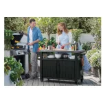 Keter UNITY XL 207L grill asztal grafit