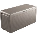 Kerti box Keter Samoa Rattan Box 270L cappuccino
