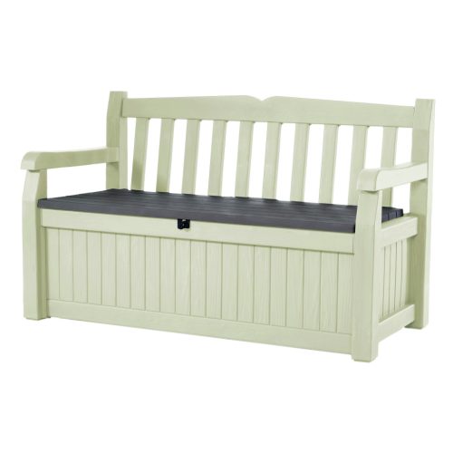 Keter Eden Garden Bench 265L kerti pad, bézs