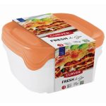 Curver 3 db-os négyszögletes dobozkészlet 3 x 0,8l