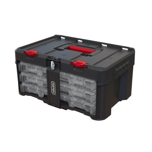 Keter Stack’N’Roll doboz három rendszerezővel