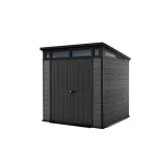 Keter Cortina 7x7 kerti tároló grafitszürke, padlóval