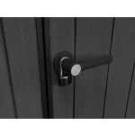 Keter Cortina 9x7 kerti tároló grafitszürke, padlóval