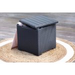 Keter Vigo kerti asztal grafitszürke tároló hellyel